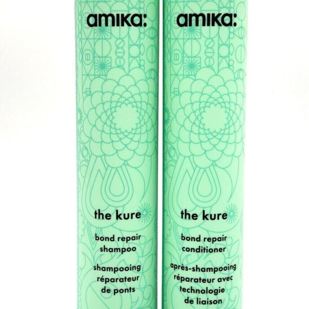 NEW Amika The Kure Shampoo and Conditioner Set 9.2oz Each, MSRP $56.00 FREE SHIP
